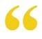 An inverted quote symbol.